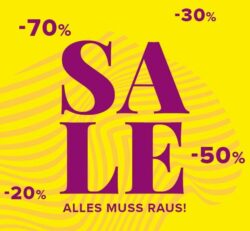 Winterschlussverkauf in der Modeabteilung