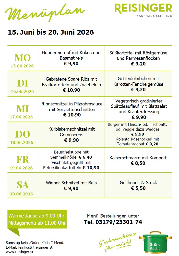 Menüplan